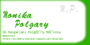 monika polgary business card